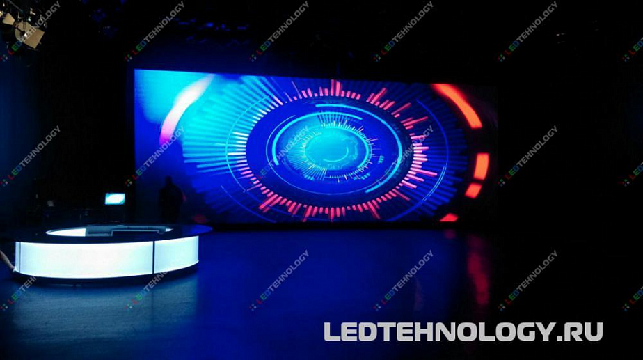 Видео большого светодиодного экрана в БЕЛТЕЛЕРАДИОКОМПАНИЯ