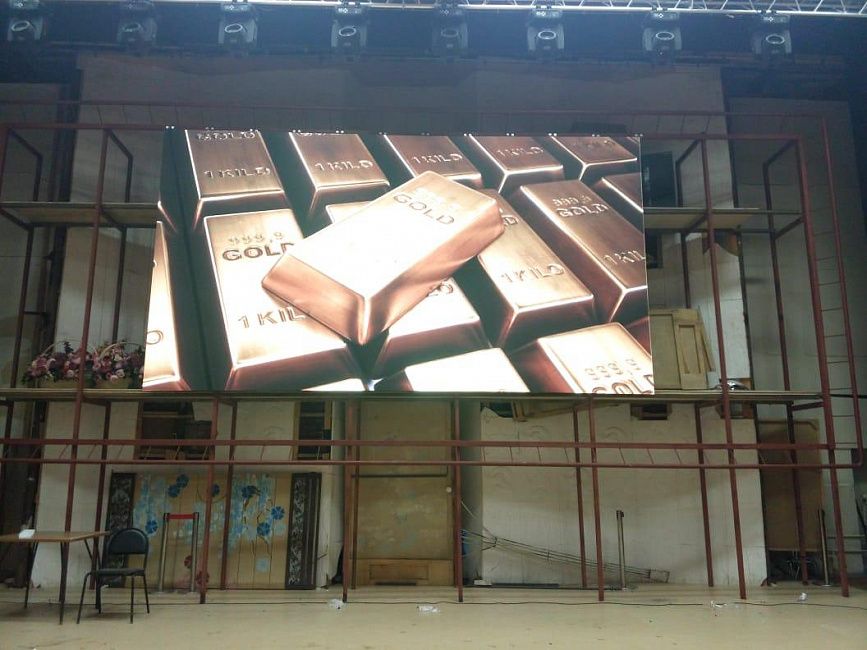 Светодиодный экран высокой плотности для концертного зала администрации города Сыктывкар