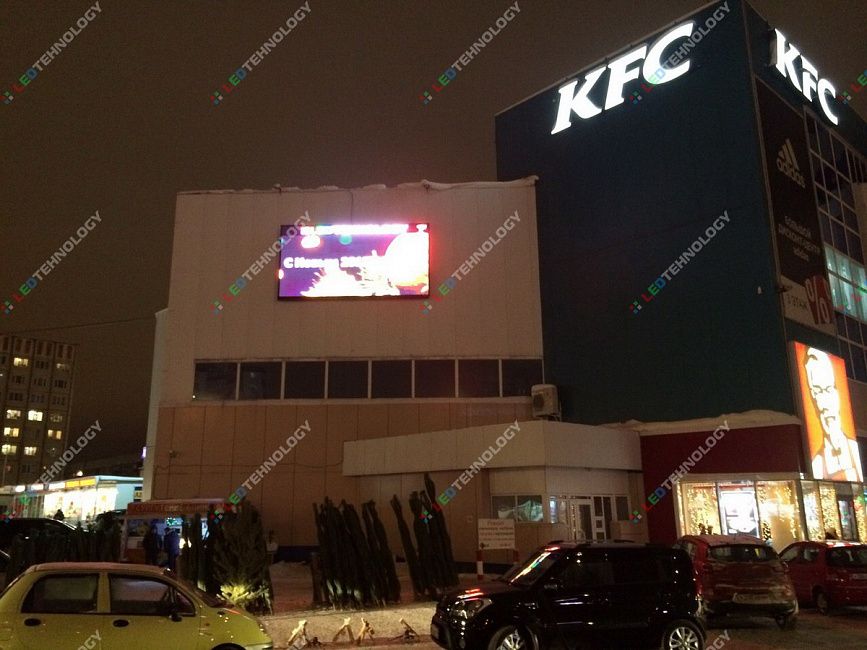 Светодиодный уличный экран Росич г. Сургут