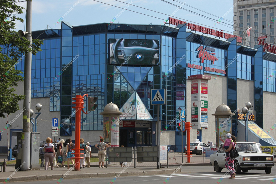 Светодиодный уличный экран Променад г. Кемерово