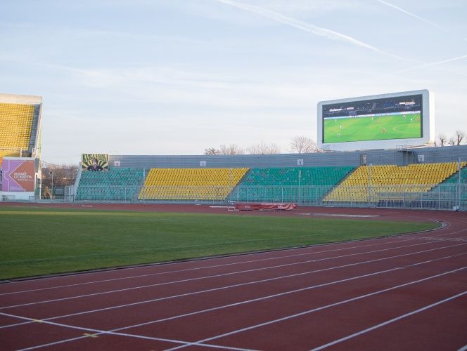 Светодиодный экран на стадионе "Кубань" в Краснодаре