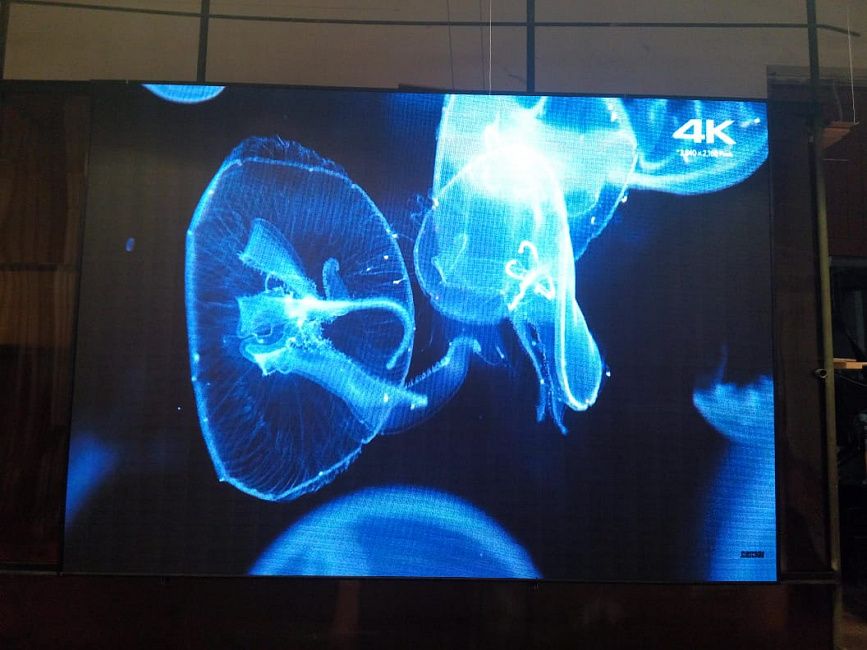Внутренний led экран с не стандартным разрешением видео для ДК, с. Романовское (Ростовская область)