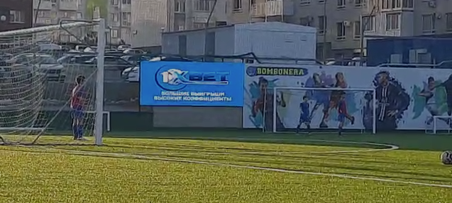 Установка медиафасада для Волгоградской региональной детско-юношеской спортивной организации по развитию футбола имени Л. Слуцкого.