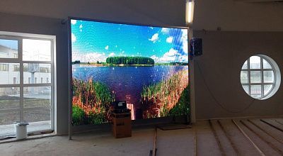Внутренний светодиодный экран для организации мероприятий ДК в г. Ангарск