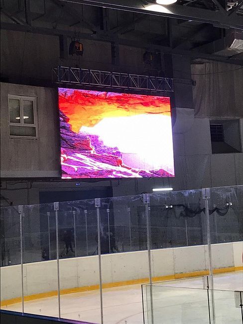 Светодиодный экран для Ледового Дворца, го. Мурманск
