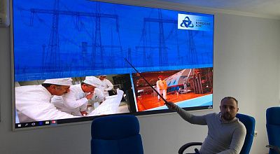 Система управления контентом со светодиодным экраном для конференц-зала Курчатовской АЭС