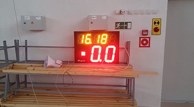 Светодиодный экран и табло для спортивного комплекса в г. Юрково