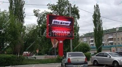 Светодиодный экран на ноге Сквер Победы г. Шадринск