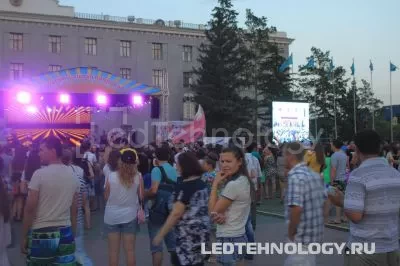 LED экран по муниципальному заказу от администрации Павлодара
