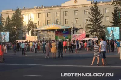 LED экран по муниципальному заказу от администрации Павлодара
