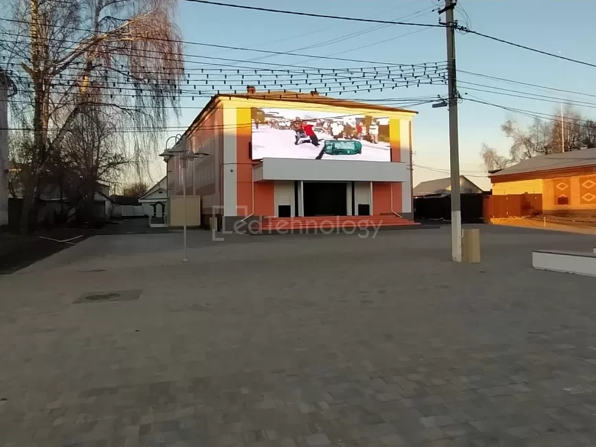 Установка led-экрана по муниципальному заказу в Рязанской области