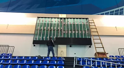 Светодиодный спортивный экран для волейбольного клуба г. Сургут