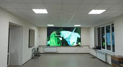 Led-экран в приемном отделении больницы г. Нальчик