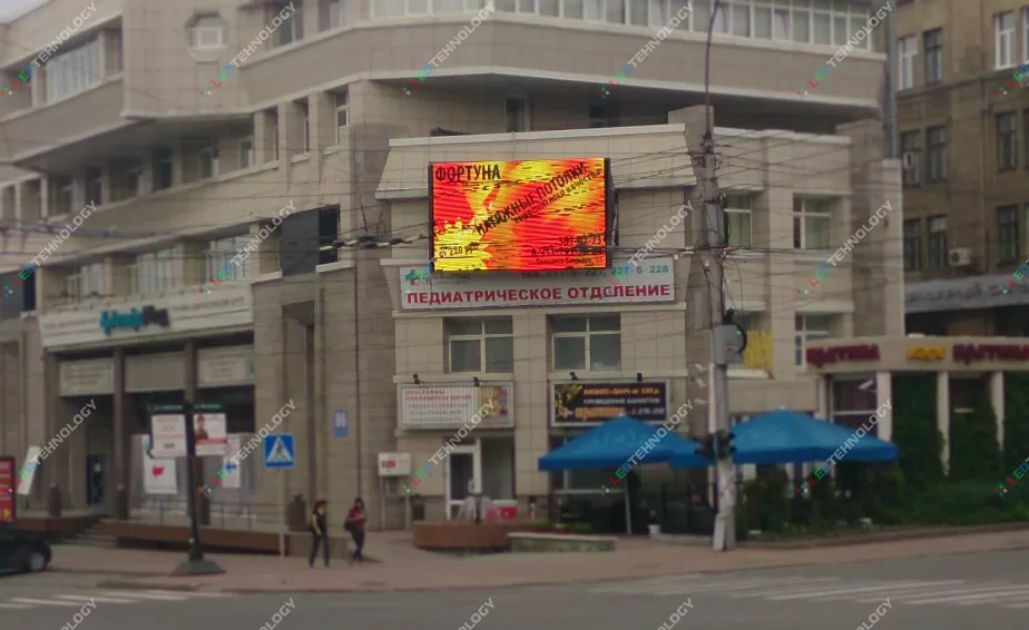 Светодиодный уличный экран г. Новосибирск