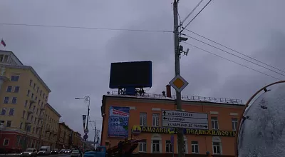 Модернизация светодиодного уличного экрана в Смоленске